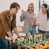 Costway 48'' Competition Sized Wooden Soccer Foosball Table Home Recreation Adults & Kids - 4 of 4