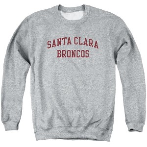 Santa Clara University Official Broncos Logo Adult Crewneck Sweatshirt - 1 of 4