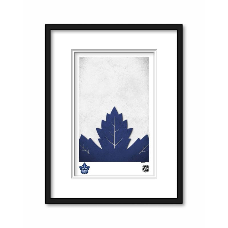 NHL Toronto Maple Leafs Logo Art Poster Print, 4 of 5