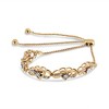 Haus of Brilliance 14K Yellow Gold Plated Silver 1/10 Cttw Diamond Infinity Heart Bolo Bracelet - 4 of 4