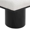 Meridian Furniture,Pavilion Boucle Fabric Bench - 4 of 4