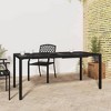 vidaXL Patio Table, Anthracite 65"x31.5"x28.3" Steel - 2 of 4