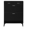 TIRAMISUBEST Black Shoe Cabinet with Flip Drawers - Free Standing Entryway Organizer for Hallway, Bedroom & Closet (Large Capacity, Modern Design) - 4 of 4