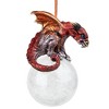 Design Toscano The Pensive Percher Dragon 2018 Collectible Holiday Ornament - 3 of 4