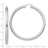 Black Bow Jewelry 5mm Sterling Silver, Extra Large Round Hoop Earrings, 70mm (2 3/4 In) - 4 of 4