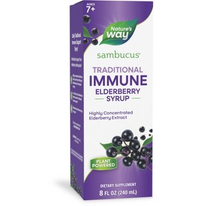 Nature's Way Sambucus Traditional Immune Elderberry Syrup - 8 fl oz - 1 of 4
