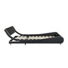 Bed frame, wooden bed with backrest, easy to assemble, wooden platform bed frame, multi-function bedroom bed - 4 of 4