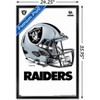 Trends International NFL Las Vegas Raiders - Drip Helmet 20 Framed Wall Poster Prints - 3 of 4