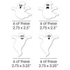 Big Dot of Happiness Spooky Ghost - Paper Straw Decor - Halloween Party Striped Decorative Straws - Set of 24 - image 2 of 4