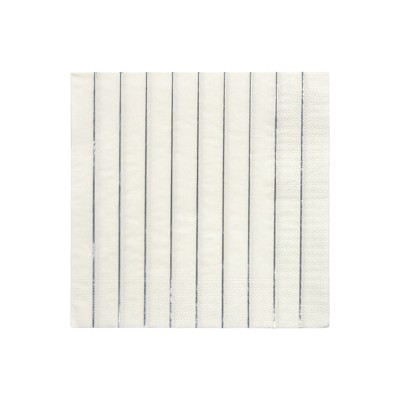 Meri Meri Silver Stripe Large Napkins