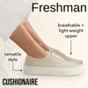 CUSHIONAIRE Women’s Freshman Canvas Lace-Up Sneaker with Memory Foam, Wide Widths Available | Casual Walking Shoes, Lightweight & Comfortable - 2 of 4