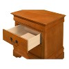 HomeStock  Nightstand – 24”H x 21”W x 16”D , Two Drawers , No Assembly Needed - 4 of 4