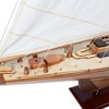 Sailboat Model – 48.5 Inch Wooden Endeavour Replica – Nautical Home Decor Display By Old Modern Handicrafts - 4 of 4