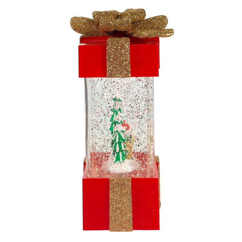 Kurt Adler Kurt Adler 7-Inch Battery-Operated The Child and Tree Water Musical Gift Box Table Piece, 2 of 7