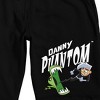 Danny Phantom Character Logo Adult Black Sleep Pajama Shorts - 2 of 4