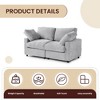 WJShome Sectional Couches for Living Room,Cloud Sofa with Chenille Upholstery & Double Layer Cushions, Modern Living Room Modular Couch for Bedroom - 4 of 4