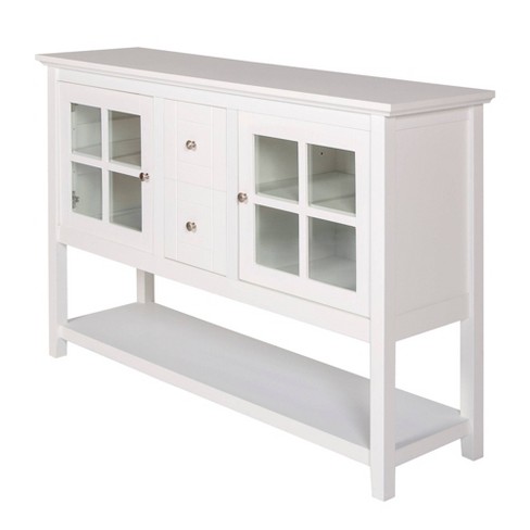 Karlstad TV Unit with Storage in Classic White