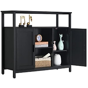 USIKEY Storage Cabinet with 2 Doors, Kitchen Buffet Cabinet with Storage, Storage Sideboard with Adjustable Shelves, for Living Room - 1 of 4
