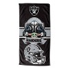 27"x54" NFL Las Vegas Raiders Star Wars Hugger with Beach Towel - 2 of 3