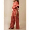 Women's Joey Linen Crop Top - LUCY PARIS - 3 of 4