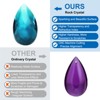Unique Bargains Crystal Pendants Teardrop Beads for DIY Lamp Arts Crafts Decoration 6 Pcs - 3 of 4
