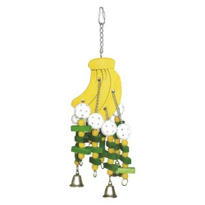 A&E Cage Company Happy Beaks Large Bananas Bird Interactive Toy - 1 of 2