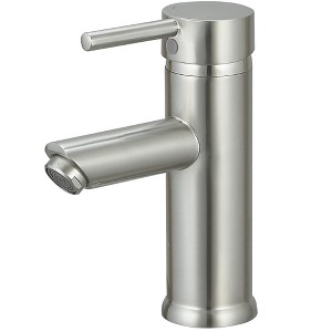BWE Single Hole Single Handle Bathroom Faucet With Pop Up Drain - 1 of 4