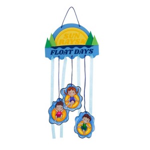 Color Your Own Summer Inner Tube Mobile Craft Kit - Makes 12 : Target