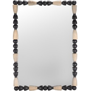 Gabbhi Mirror - 24.8" x 36.02" - MRR9020 - Black/Grey - Safavieh - 1 of 4