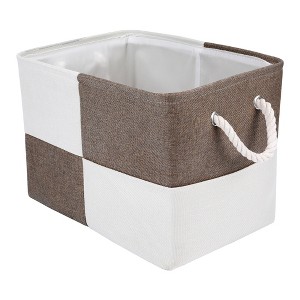 REGALWOVEN Cotton Collapsible Sturdy Lightweight Storage Bin 15.7*11.8*11.8in 1 Pc - 1 of 4