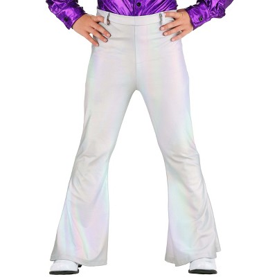 FUN Costumes Holographic Disco Pants for Men X-Small Gray : :  Clothing, Shoes & Accessories