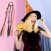Unique Bargains Halloween Skeleton Hair Rope Black Orange 1 Pc - 2 of 3