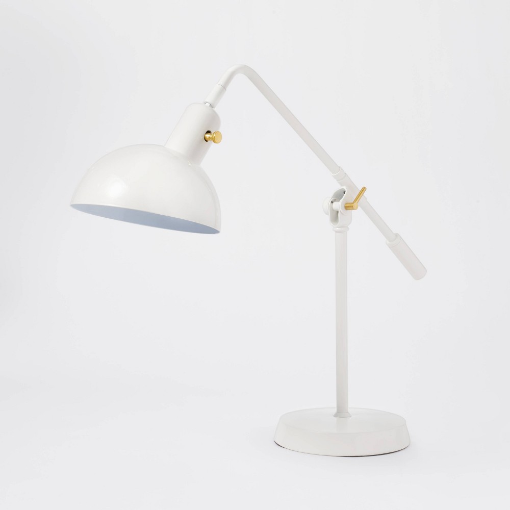 Cantilever Task Table Lamp White - Threshold designed with Studio McGee