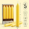 Leor & Lair 6 Inch Mini Taper Candles – Pack of 8 Short Candle Sticks for Dinner, Weddings & Home Décor - 3 of 3
