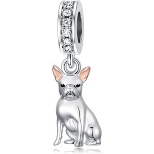 Sterling Silver Charm Set: Moon, Sunflower, Butterfly & Cat Dangle Pendants for Jewelry - 1 of 4