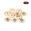 Unique Bargains Alloy Invisible Durable High Hardness Buckle Fasteners Press Studs Buttons 5 Pcs - 3 of 4
