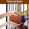 MOEPISY Ball Sports Organizer Storage Cart, Sports Equipment Organizer, Sports Ball Rack With Elastic Rope - 2 of 4