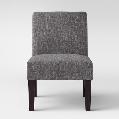 small grey bedroom chair