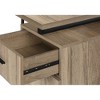 PAGED 47.25" L Gaming Desk Contemporary Office Desk with Storage Drawers, Computer Desk for Living Room - 4 of 4