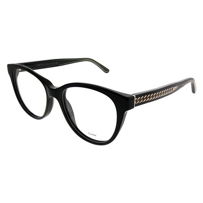 Jimmy Choo  807 Womens Cat-Eye Eyeglasses Black 52mm