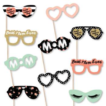  Lenwen 36 Pieces 21st Birthday Party Decoration Paper  Eyeglasses Pink 21st Birthday Sunglasses 21st Happy Birthday Photo Booth  Props Supplies for Her Birthday Party Girls Women Party Favors Decors : Toys