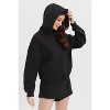 Spruce Fashion Cropped French Terry Pullover Hoodie - 3 of 4