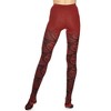 Memoi Paisley Patch Cotton Blend Sweater Tights - 3 of 4