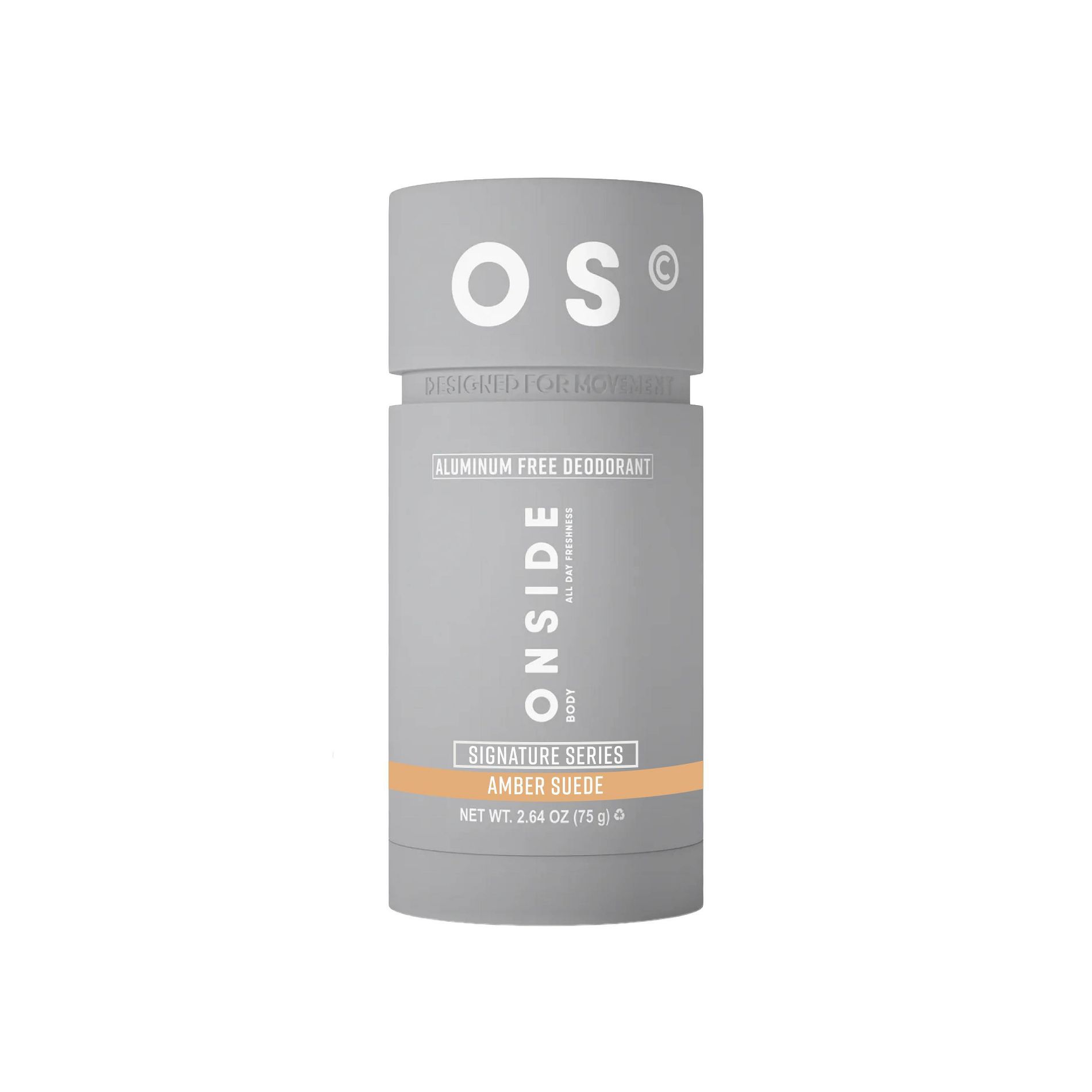 Onside Men's 48-Hour Protection Aluminum-Free Deodorant Stick - Jude Bellingham Signature Amber Suede Scent - 75g