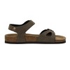 CUSHIONAIRE Lauri Cork Footbed Sandals for Women with Back Strap – Walking Style with Adjustable Buckle Ankle Strap Footbed Slides - 4 of 4