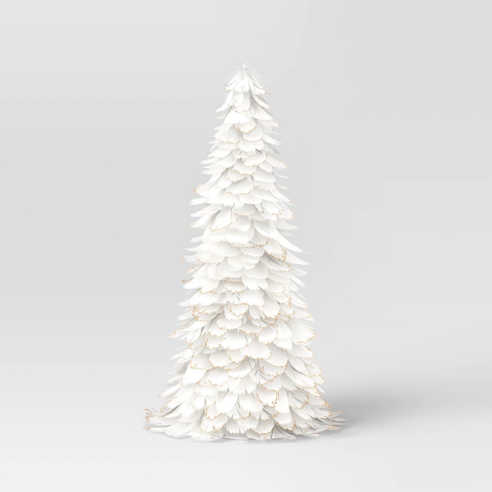 Large Feather Christmas Tree White - Threshold™