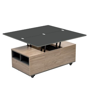 NicBex Modern Rectangle Coffee Table with Lift Top and 3 Storage Drawers for Living Room - 1 of 4
