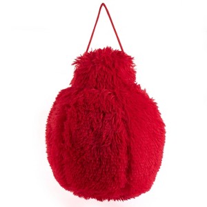 Christmas Magic 12.5"x16" Plush Ornament Decoration Red - 1 of 3