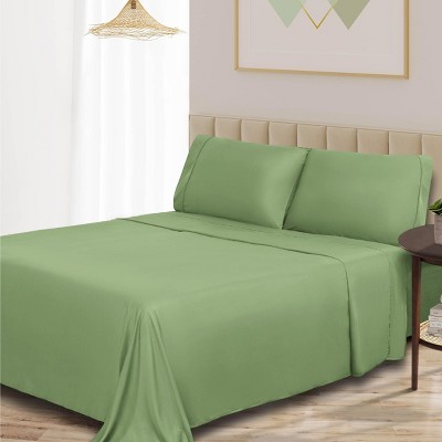 California King Sage Rayon Bamboo Deep Pocket Sheet Set