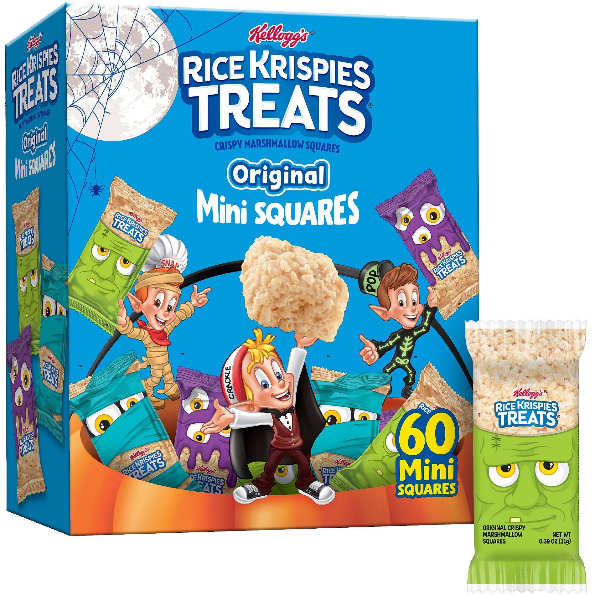 Rice Krispies Treats Halloween Mini Marshmallow Squares - 23.2oz/60ct